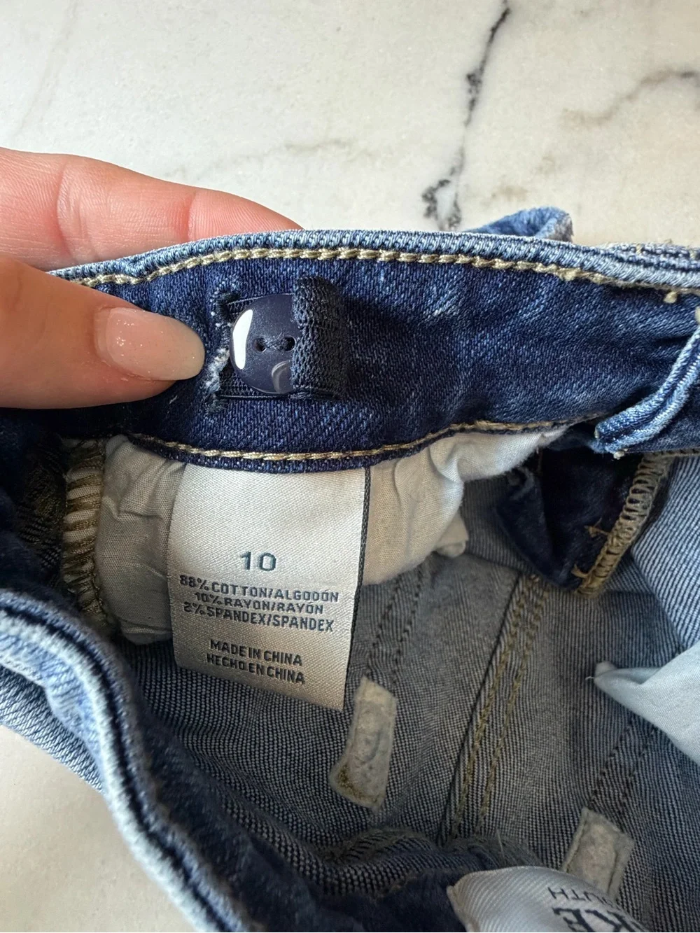 BKE Youth Light Blue Denim Shorts